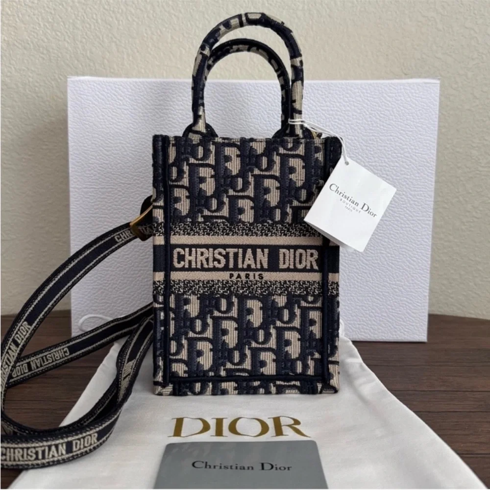 CHRISTIAN DIOR Mini Book Tote Bag NWT! - Picture 5 of 5